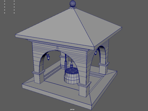 Water Well Structure 3D 模型