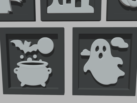 Halloween Pictures Frames 02 3D Model