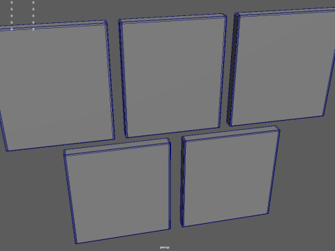 Halloween Pictures Frames 02 3D Model