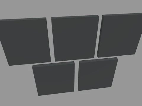 Halloween Pictures Frames 04 3D Model