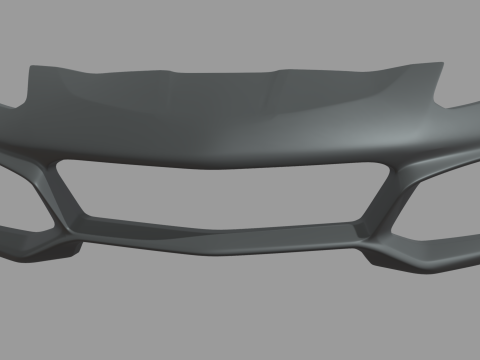 Front Bumper Chevrolet Corvette ZR1 2019 3D Modell