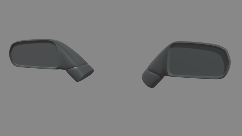 Car Mirror Chevrolet Corvette ZR1 2019 3D 模型 .c4d .max .obj .3ds .fbx .stl .blend 