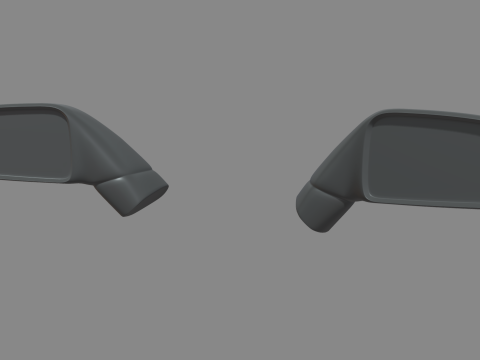 Car Mirror Chevrolet Corvette ZR1 2019 Model 3D