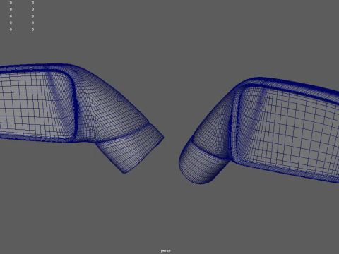 Car Mirror Chevrolet Corvette ZR1 2019 3D Model