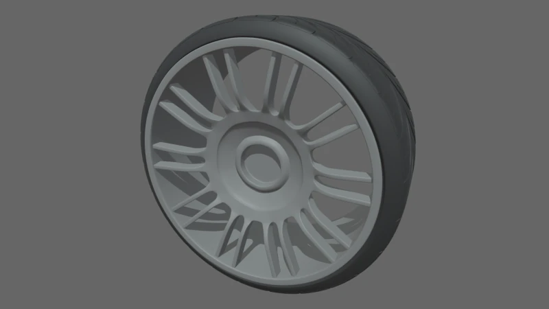 Roda 01 Model 3D .c4d .max .obj .3ds .fbx .stl .blend 