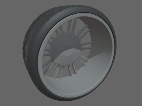 Wheel 01 3D 模型