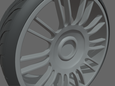 Wheel 01 3D 模型