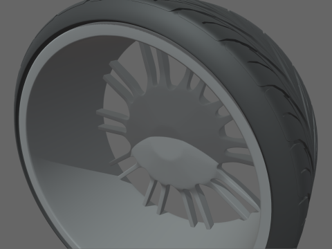 Wheel 01 3D 模型