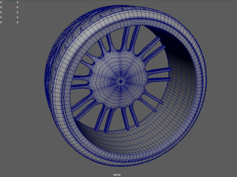 Wheel 01 3D 模型