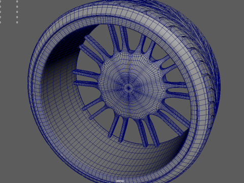 Wheel 01 3D 模型