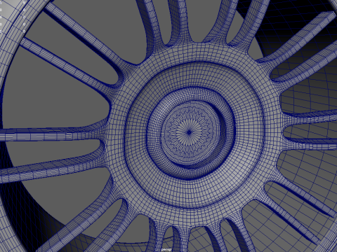 Wheel 01 3D 模型