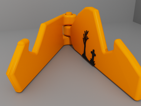 할로윈 폰 스탠드 지지대 01 3D 모델