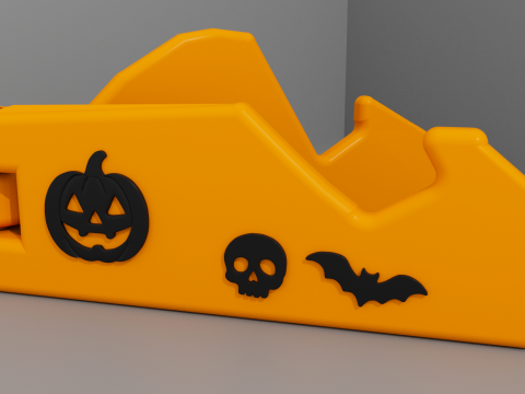 할로윈 폰 스탠드 지지대 01 3D 모델