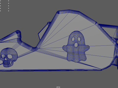 할로윈 폰 스탠드 지지대 01 3D 모델