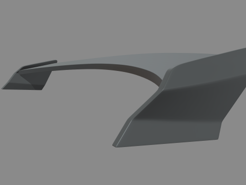 Car Spoiler Lotus Exige Cup 260 3D Model