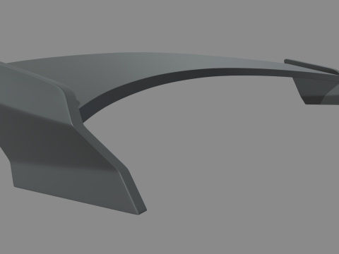 Car Spoiler Lotus Exige Cup 260 3D Model