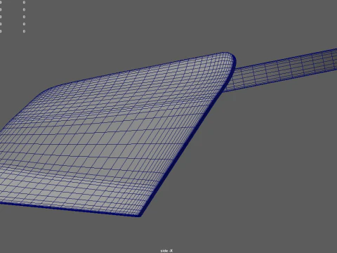 Car Spoiler Lotus Exige Cup 260 3D Model