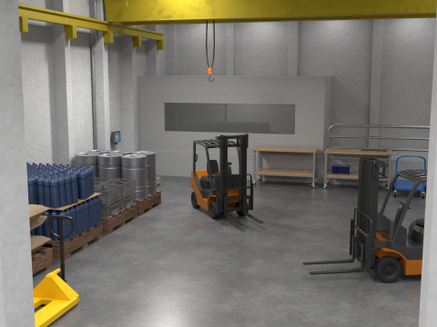 Armazém Hangar 01 Modelo 3D