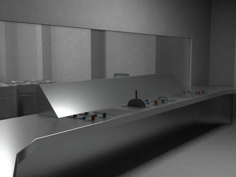 Hangar Warehouse 01 3D Model