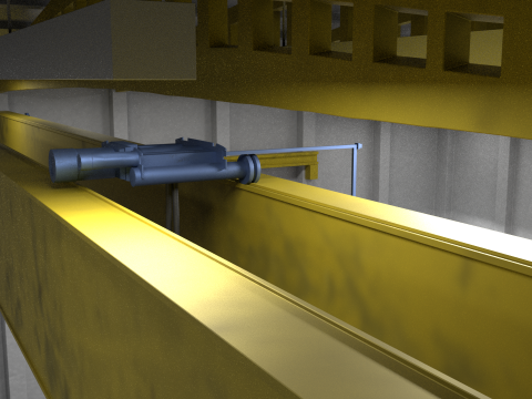 격납고창고01 3D 모델