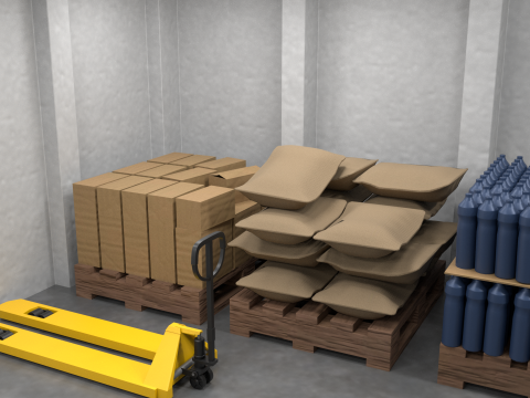 격납고창고01 3D 모델