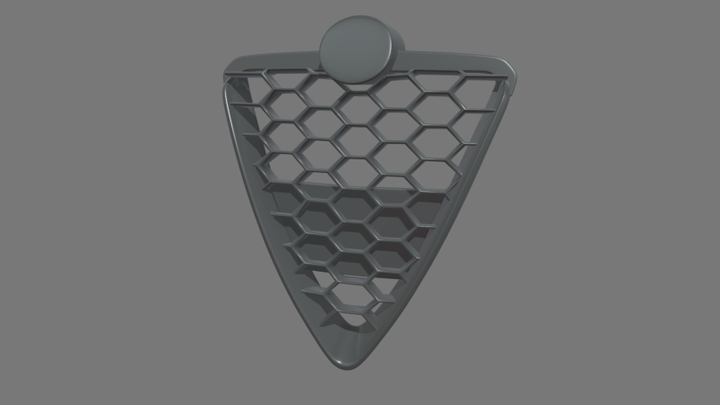 Griglia anteriore Alfa Romeo Giulietta Modello 3D .c4d .max .obj .3ds .fbx .stl .blend 