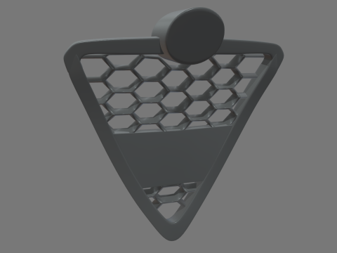 Griglia anteriore Alfa Romeo Giulietta Modello 3D