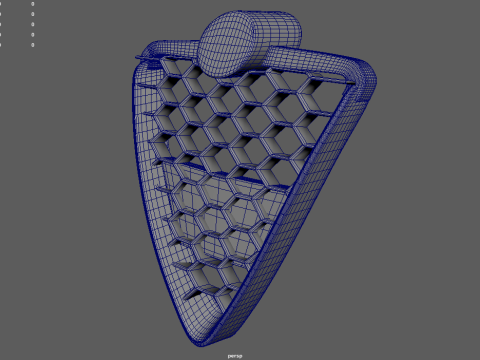 Griglia anteriore Alfa Romeo Giulietta Modello 3D