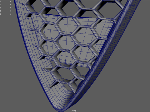 Griglia anteriore Alfa Romeo Giulietta Modello 3D