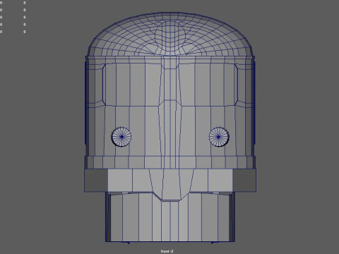 Pociąg Low Poly 03 Model 3D