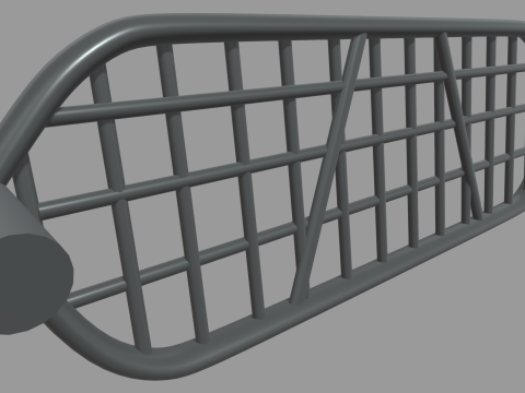 Ön Tampon Boğa Çubuğu 01 3D Model