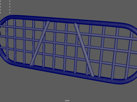 Ön Tampon Boğa Çubuğu 01 3D Model