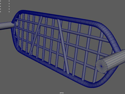 Front Bumper Bull Bar 01 3D Model