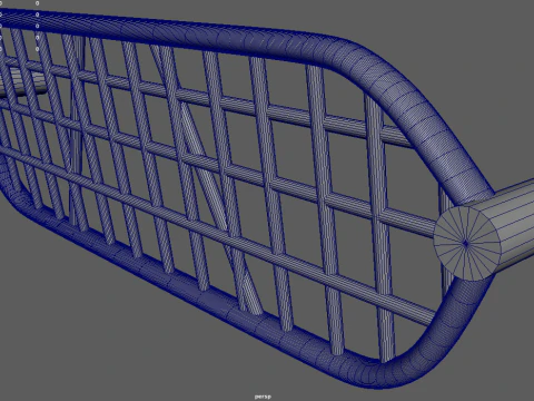 Front Bumper Bull Bar 01 3D Model