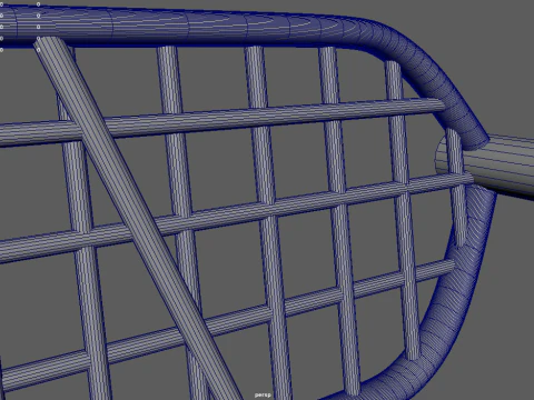 Front Bumper Bull Bar 01 3D Model