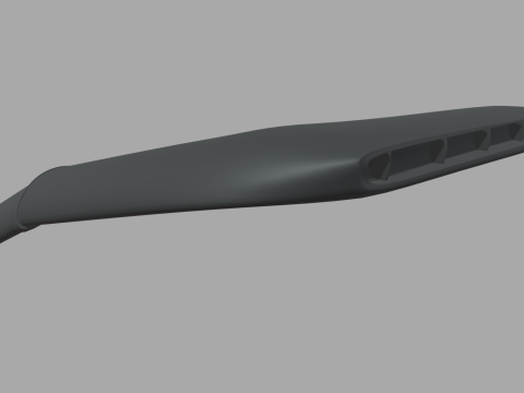 ラリーカーシュノーケル01 3Dモデル