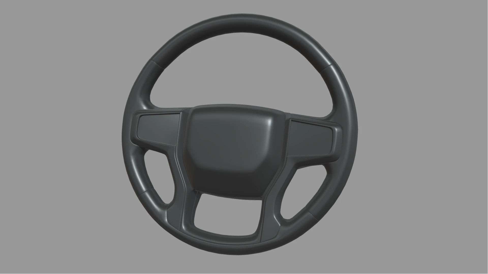 Steering Wheel Car 07 3D Model .c4d .max .obj .3ds .fbx .stl .blend 