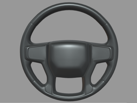 스티어링 휠 자동차 07 3D 모델