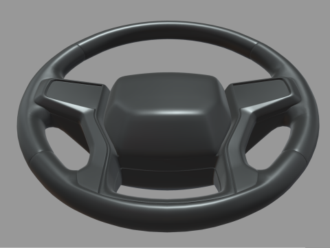 스티어링 휠 자동차 07 3D 모델
