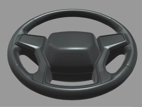 Steering Wheel Car 07 3D Model