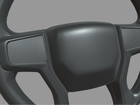 스티어링 휠 자동차 07 3D 모델