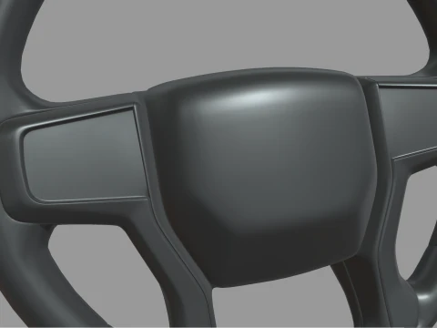 Steering Wheel Car 07 3D Model