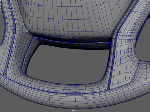 스티어링 휠 자동차 07 3D 모델