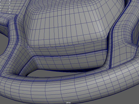 Steering Wheel Car 07 3D Model