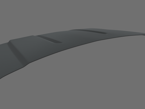 कार बोनट शेवरले सिल्वरडो 2020 3D मॉडल