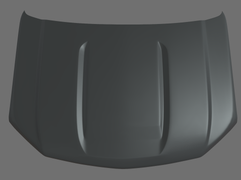 कार बोनट शेवरले सिल्वरडो 2020 3D मॉडल