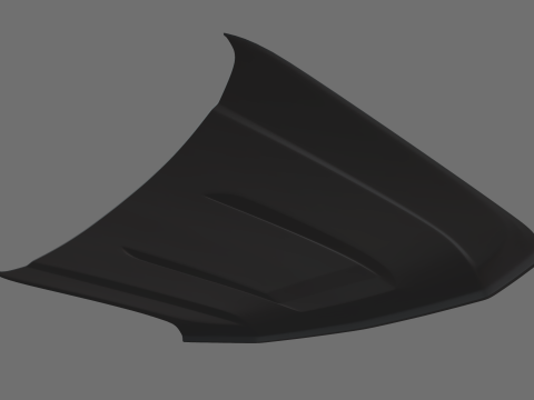 कार बोनट शेवरले सिल्वरडो 2020 3D मॉडल