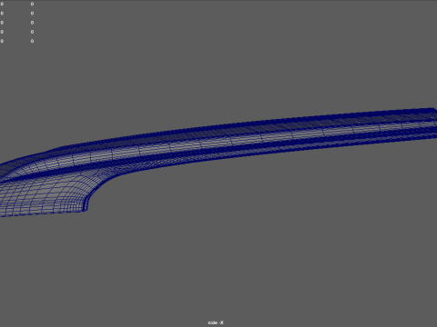 कार बोनट शेवरले सिल्वरडो 2020 3D मॉडल