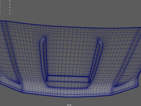 कार बोनट शेवरले सिल्वरडो 2020 3D मॉडल