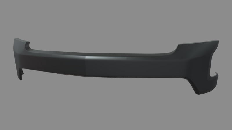 Bumper Depan Chevrolet Silverado 2020 Model 3D .c4d .max .obj .3ds .fbx .stl .blend 